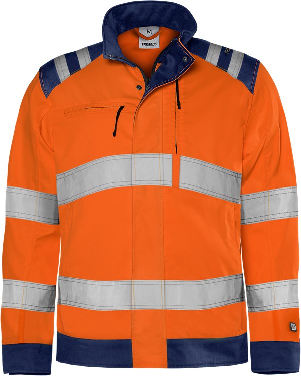 Fristads HV Green takki LK3 4067 GPLU, Hi-Vis Orange/Navy - Fristads Huomiotakit - 131976-271 - 1
