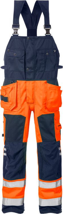 Fristads HV avosuoja LK2, 1014 PLU, Oranssi/T.Sininen - Fristads Huomioavosuojat - 101018-271 - 1