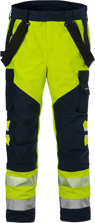 Fristads Palos. Flamestat HV GORE-TEX® housut lk 2 2095 GXE, Keltainen/T.Sininen - Fristads Palosuojatut työvaatteet - 125618-171 - 1