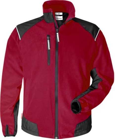 Fristads Windstopper fleecetakki 4844 GWT, Punainen/Musta - OUTLET Työvaatteet - 101035-331 - 1