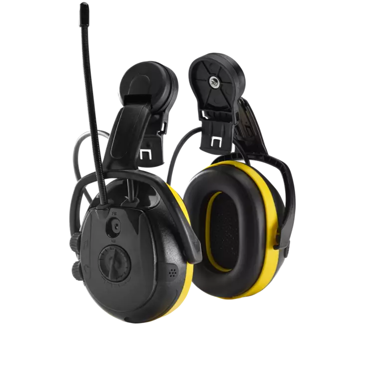 Hellberg React kuulonsuojaimet kypäräkiinnitys, AM-FM radio/LD - Elektroniset kuulonsuojaimet - 46102-001 - 1