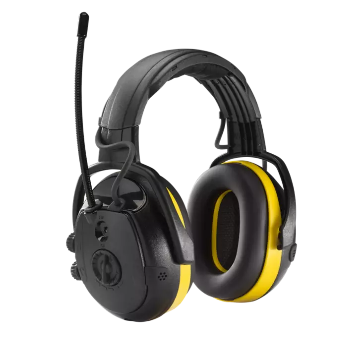 Hellberg React kuulonsuojaimet päälakisanka, AM-FM radio/LD - Elektroniset kuulonsuojaimet - 46002-001 - 1