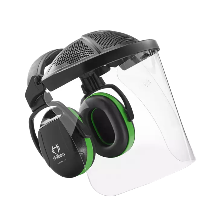 Hellberg Secure 1H kuulonsuojain-polykarbonaattivisiirisetti - Passiiviset kuulonsuojaimet - 44101-001 - 1