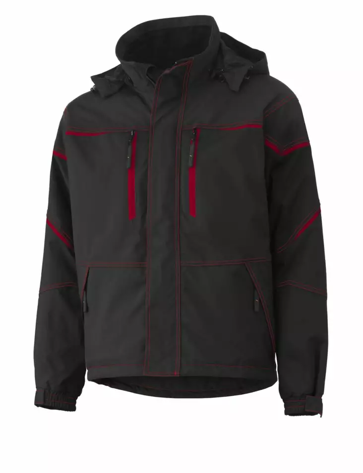 Helly Hansen Kiruna Jacket, Musta/Punainen - Helly Hansen Työtakit - 71333-991 - 1