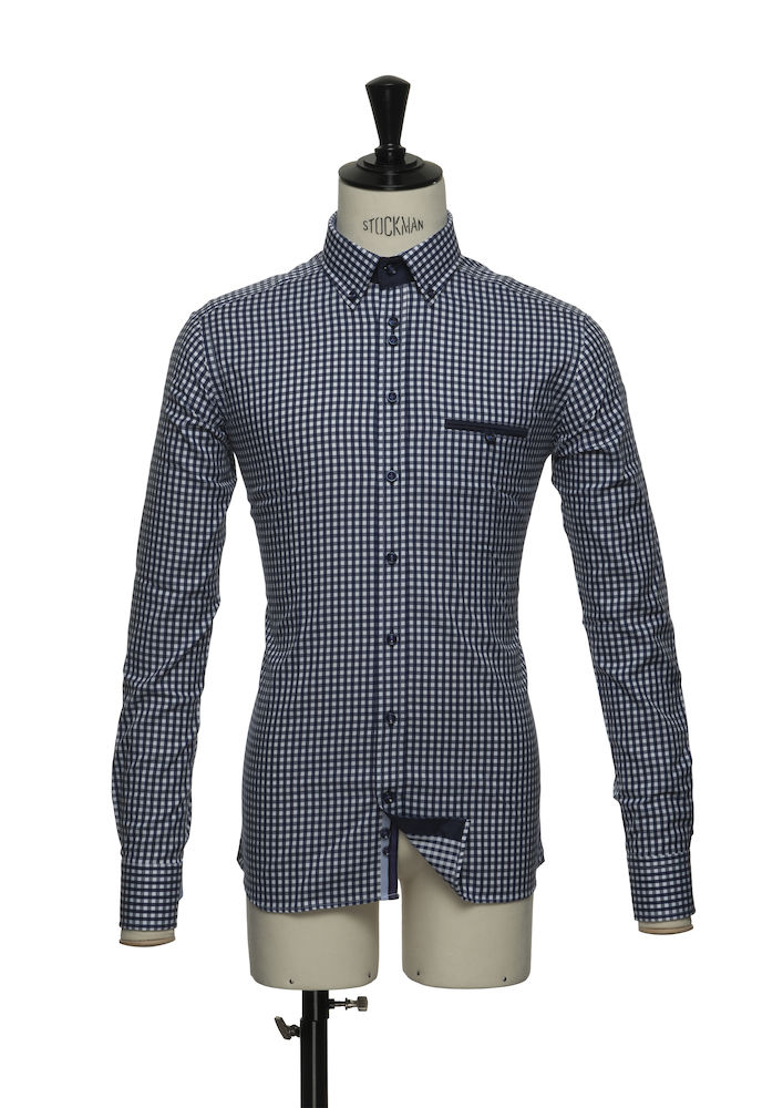 JHF Purple Bow 41 Slim, T.sininen / ruudullinen - J.Harvest & Frost Vaatteet - 2904102-601 - 1