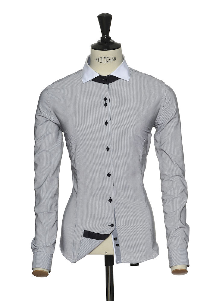 JHF Purple Bow 42 Lady, Musta / raidallinen - J.Harvest & Frost Vaatteet - 2904203-901 - 1