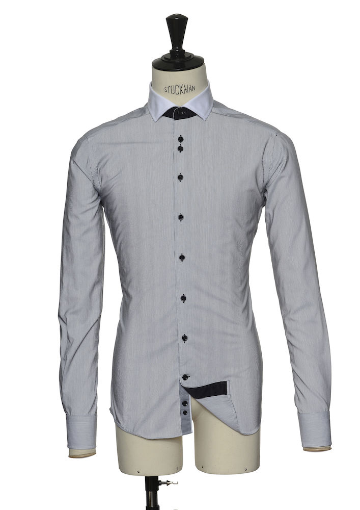 JHF Purple Bow 42 Slim, Musta / raidallinen - J.Harvest & Frost Vaatteet - 2904202-901 - 1