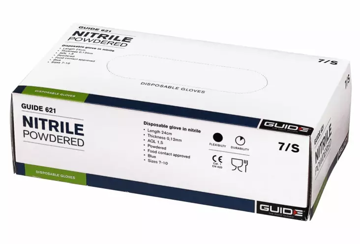 Kertakäyttökäsine Guide 621, 100kpl/pkt - Kertakäyttökäsineet - GD-621 - 1