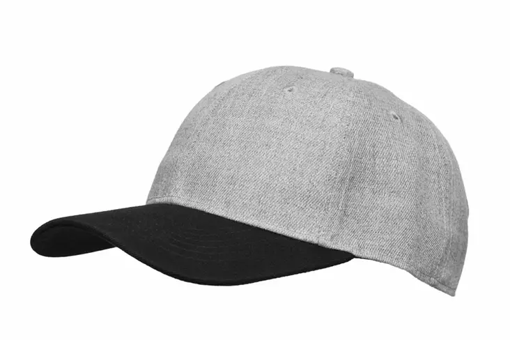 MPH HOCKEY lippalakki, Meleerattu harmaa/musta - Kaikki Profiilivaatemerkit - 10006-42M-01 - 1