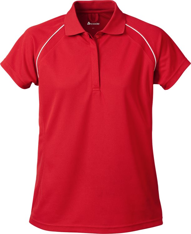 Naisten Cool dry -pikee CODE 1726, Punainen - Fristads Työpaidat - 110097-331 - 1