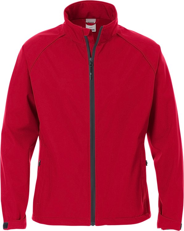 Naisten softshell-takki CODE 1477, Punainen - Fristads Työtakit - 113530-331 - 1