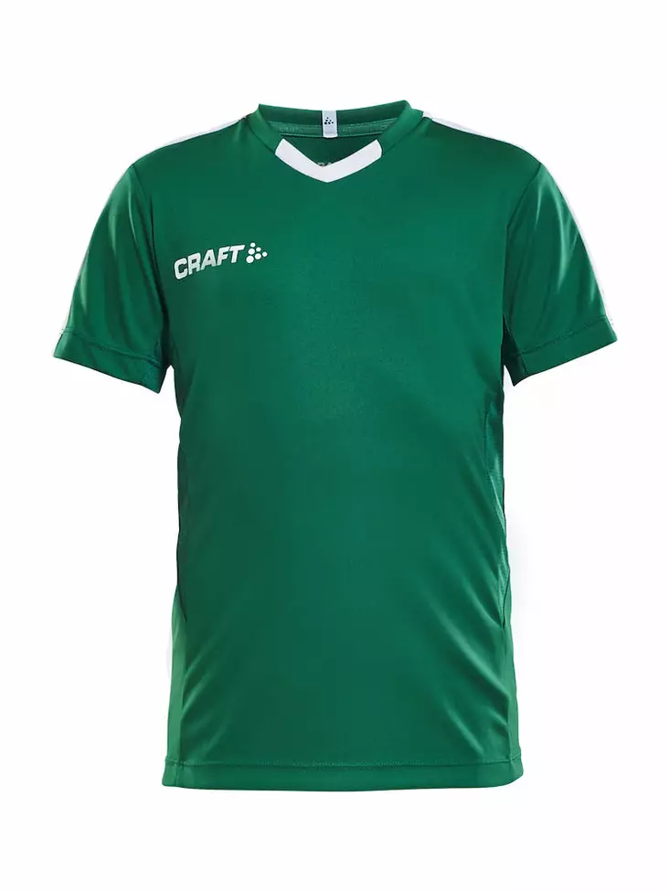 PROGRESS Jersey Contrast JR, TEAM GREEN/WHITE - Craft Vaatteet - 1905583-1651 - 1