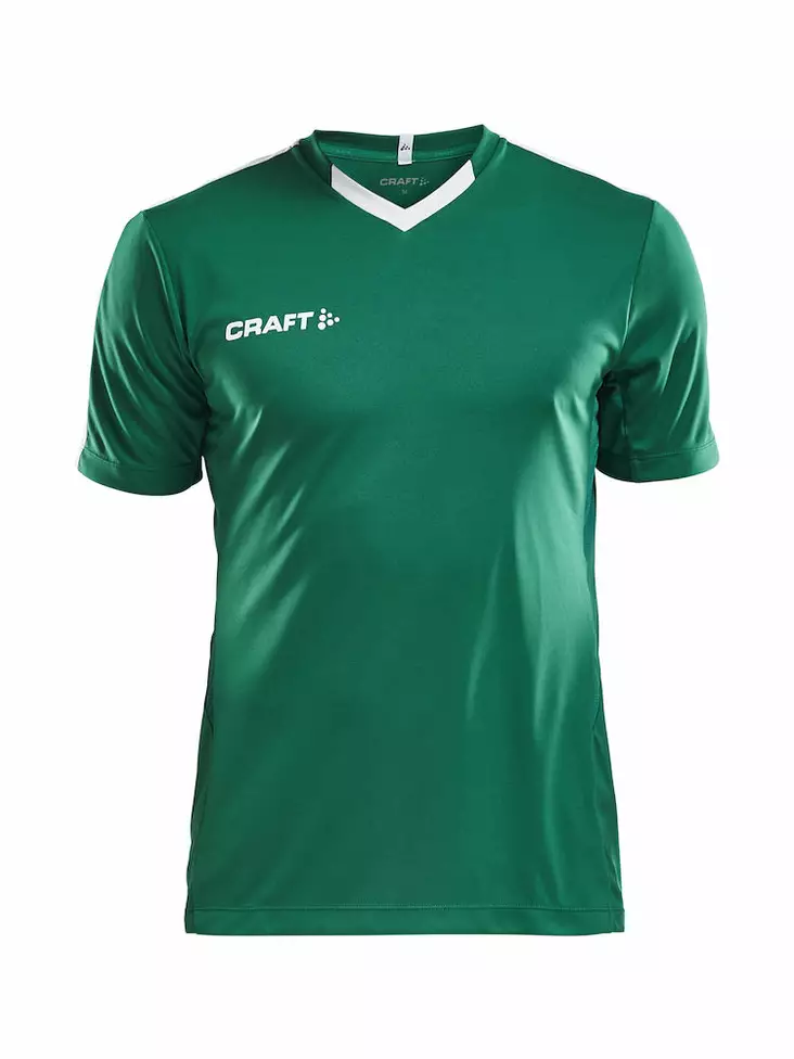 PROGRESS Jersey Contrast Men, TEAM GREEN/WHITE - Craft Vaatteet - 1905561-1651 - 1