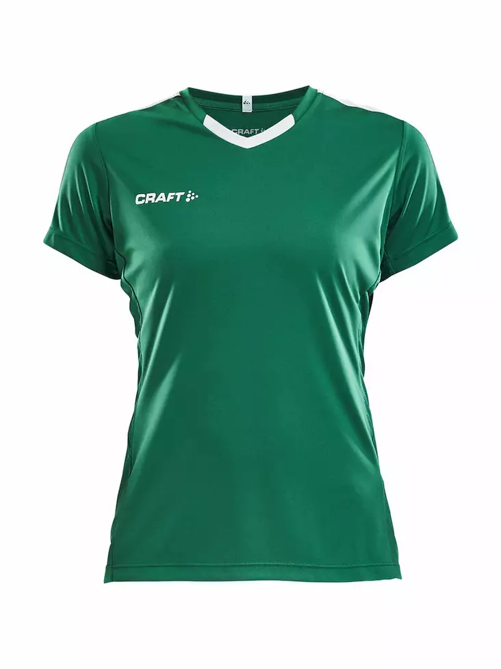 PROGRESS Jersey Contrast WMN, TEAM GREEN/WHITE - Craft Vaatteet - 1905567-1651 - 1