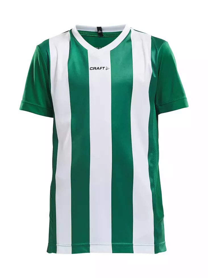 PROGRESS Jersey Stripe JR, TEAM GREEN/WHITE - Craft Vaatteet - 1905584-1651 - 1