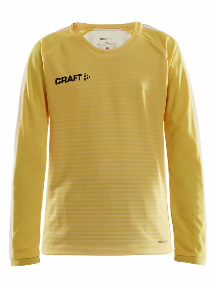 Pro Control Stripe Jersey LS Jr, Sweden Yellow/Flumino - Craft Vaatteet - 1906851-552851 - 1