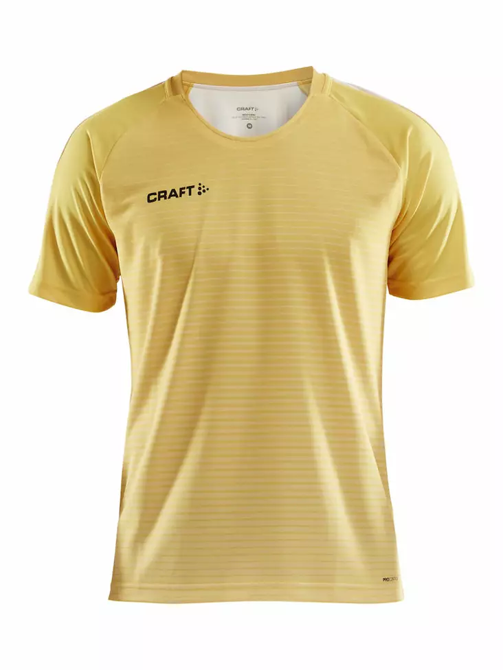 Pro Control Stripe Jersey M, Sweden Yellow/Flumino - Craft Vaatteet - 1906698-552851 - 1