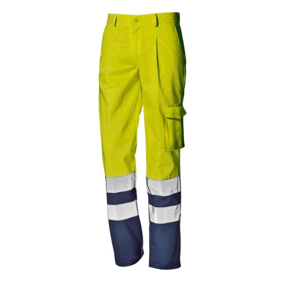 SIR Supertech HV Housut, Keltainen/T.Sininen - Kaikki Palosuojatut työvaatemerkit - 35231 - 1