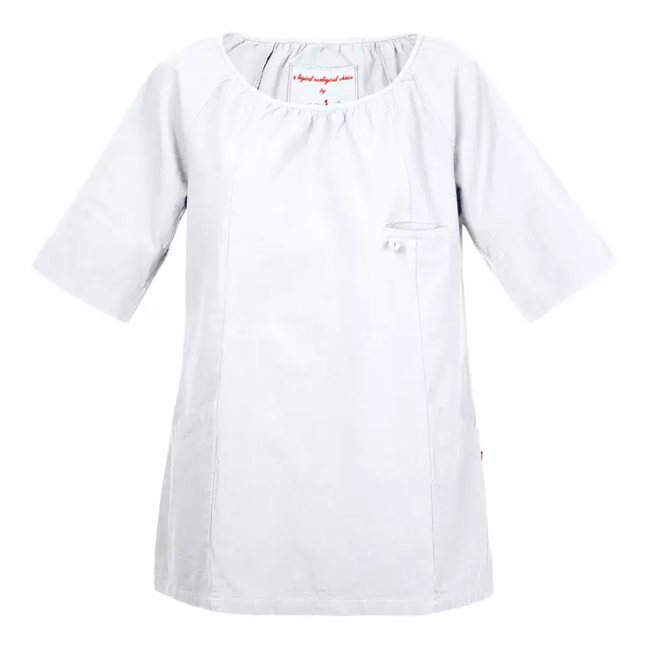 Smila 75904 Elin blouse GOTS w, white - Smila Työvaatteet - 75904-01 - 1