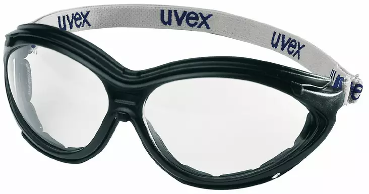 Uvex 9188 Cyberguard Suojalasi päänauhalla, Kirkas - Suojalasit - 9188121 - 1