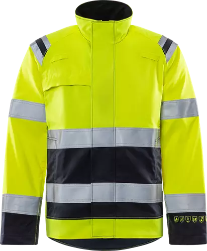 Flamestat HV str.takki LK3 4160 ATHF, Kelta/T.Sin. - Fristads Palosuojatut työvaatteet - 301776-171 - 1