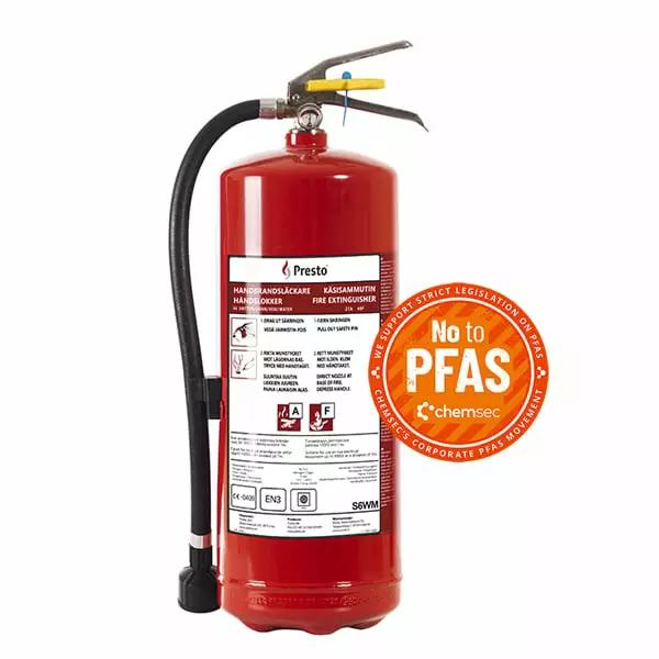 Presto S6WM, 6 ltr vesisumusammutin, 21A 40F - Muut sammuttimet - PR-290601 - 1