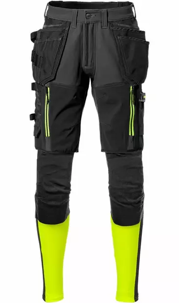 Fristads Trikoot 2570 STR, Musta/Keltainen - Fristads Asusteet ja Tarvikkeet - 129491-982 - 1