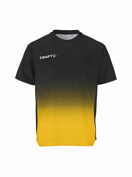 Craft Evolve 2.0 Structured Graphic Jersey JR, Black/Sweden Yellow - Craft Vaatteet - 1915640-999552 - 1