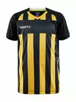 Craft Progress 2.0 Stripe Jersey JR, Black/Sweden Yellow - Urheiluvaatteet - 1910177-999552 - 1
