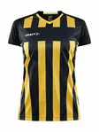 Craft Progress 2.0 Stripe Jersey W, Black/Sweden Yellow - Urheiluvaatteet - 1910176-999552 - 1
