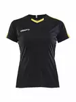 PROGRESS Jersey Contrast WMN, BLACK/SWEDEN YELLOW - Craft Vaatteet - 1905567-9552 - 1