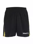PROGRESS Short Contrast JR, BLACK/SWEDEN YELLOW - Craft Vaatteet - 1905587-9552 - 1