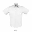SOLS Brooklyn lyhythihainen miesten Twill paita, White - Kaikki Profiilivaatemerkit - 16080-102 - 1