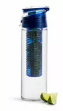 Sagaform Fresh lukollinen juomapullo hedelmäpatruunalla, kirkas/sininen - Koti ja Keittiö - 5017752 - 1