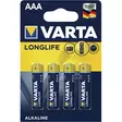 Varta Longlife Alkaliaristo AAA LR03 4 kpl/pkt - Akut, Paristot ja Laturit - 4008496525072 - 1
