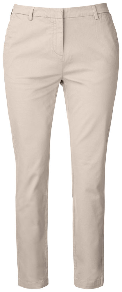 C&B Bridgeport Chinos Ladies, Beige - Cutter & Buck Vaatteet - 356407-02 - 1