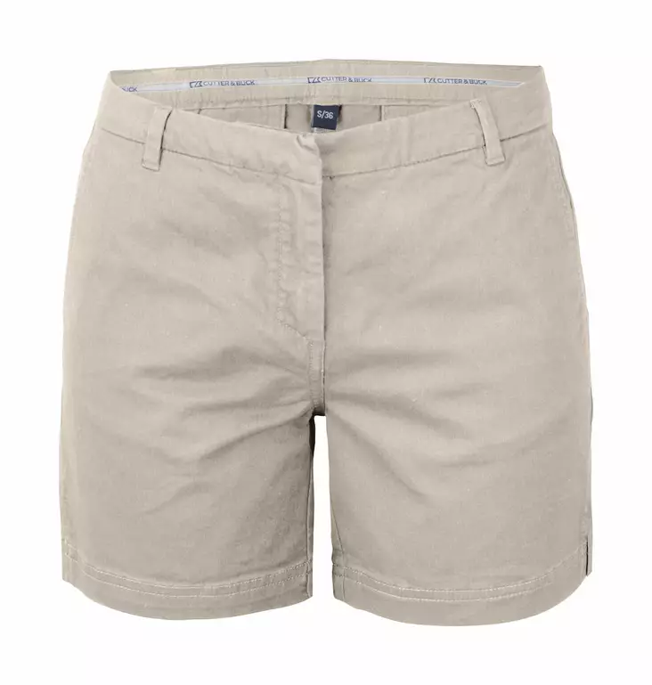 C&B Bridgeport Shorts Ladies, Beige - Cutter & Buck Vaatteet - 356409-02 - 1