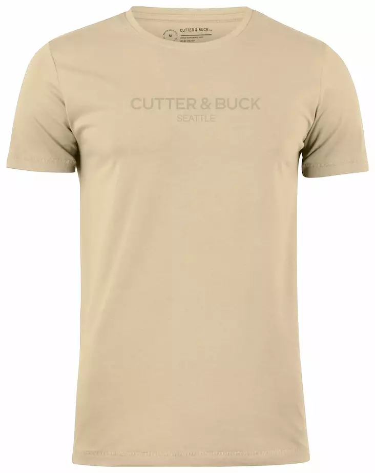C&B Manzanita Roundneck Men, Beige - Cutter & Buck Vaatteet - 353408-02 - 1