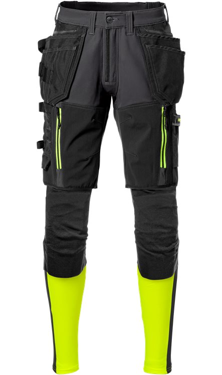 Fristads Trikoot 2570 STR, Musta/Keltainen - Fristads Asusteet ja Tarvikkeet - 129491-982 - 1