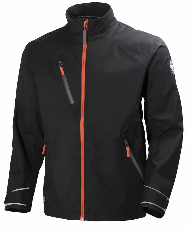 Helly Hansen Brugge Jacket, Musta/Oranssi - Helly Hansen Työtakit - 71046-992 - 1