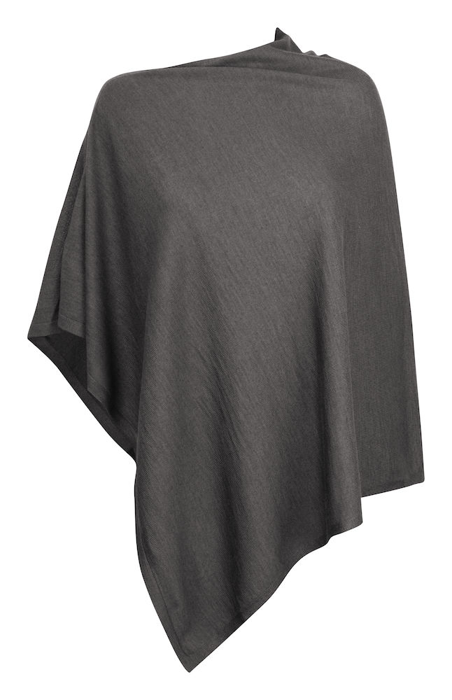 James Harvest Poncho, Meleerattu harmaa - James Harvest Vaatteet - 2127000-142 - 1