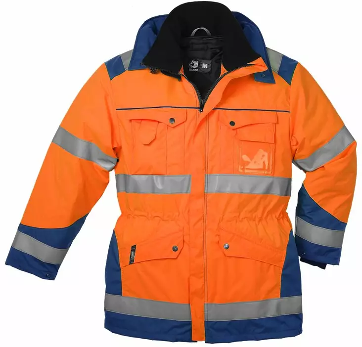 Leijona Maihari Talvitakki HiVis 1.0, Oranssi/Sininen - Huomiotakit - 116843-272 - 1