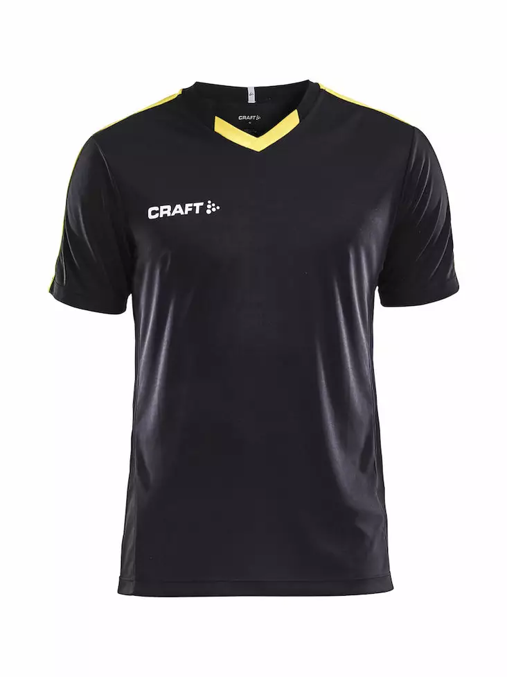 PROGRESS Jersey Contrast Men, BLACK/YELLOW - Craft Vaatteet - 1905561-9552 - 1
