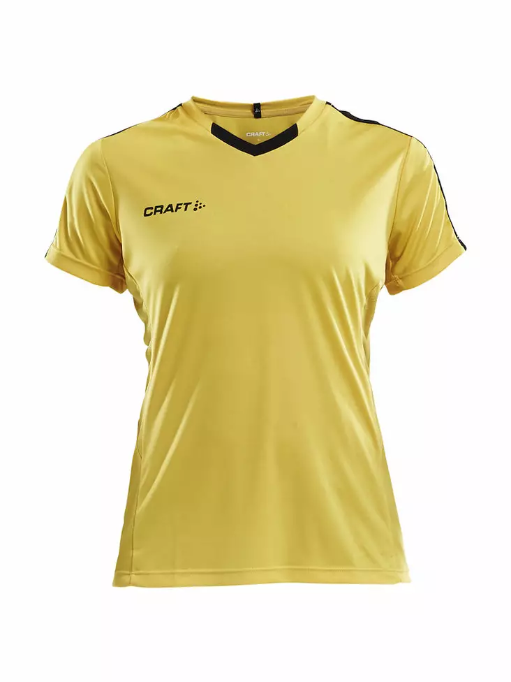 PROGRESS Jersey Contrast WMN, SWEDEN YELLOW/BLACK - Craft Vaatteet - 1905567-1552 - 1