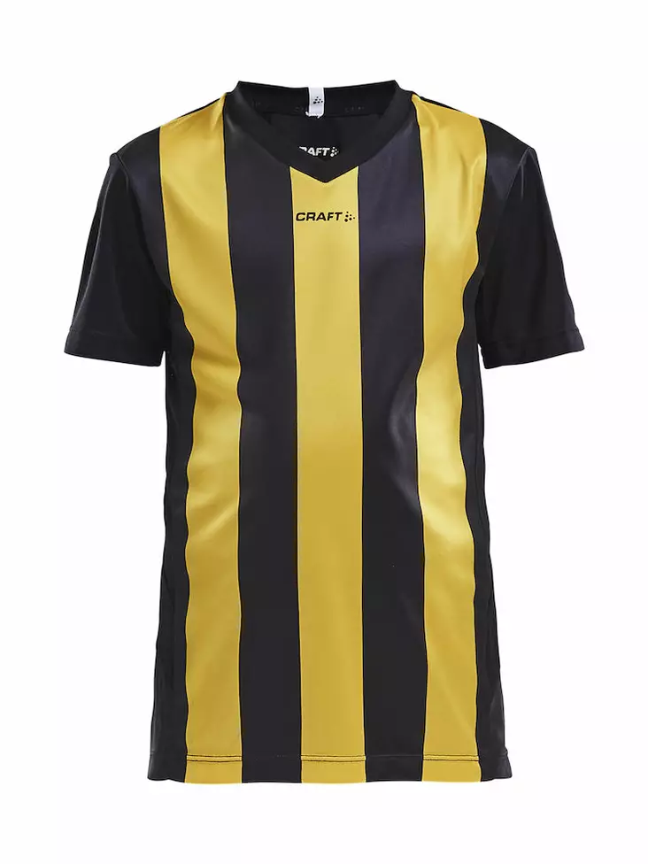 PROGRESS Jersey Stripe JR, BLACK/SWEDEN YELLOW - Craft Vaatteet - 1905584-9552 - 1
