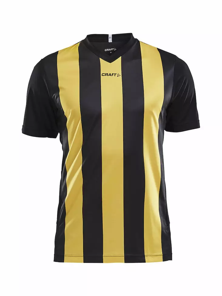 PROGRESS Jersey Stripe Men, BLACK/SWEDEN YELLOW - Craft Vaatteet - 1905562-9552 - 1