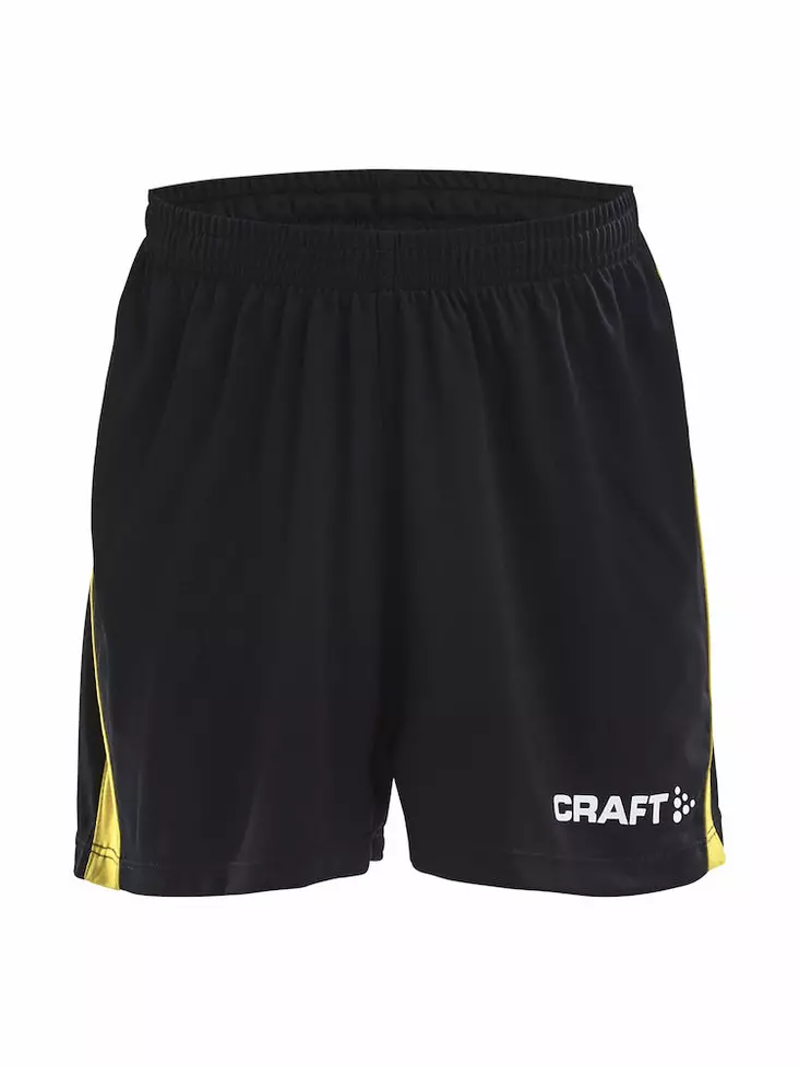 PROGRESS Short Contrast JR WB, BLACK/SWEDEN YELLOW - Craft Vaatteet - 1906143-9552 - 1