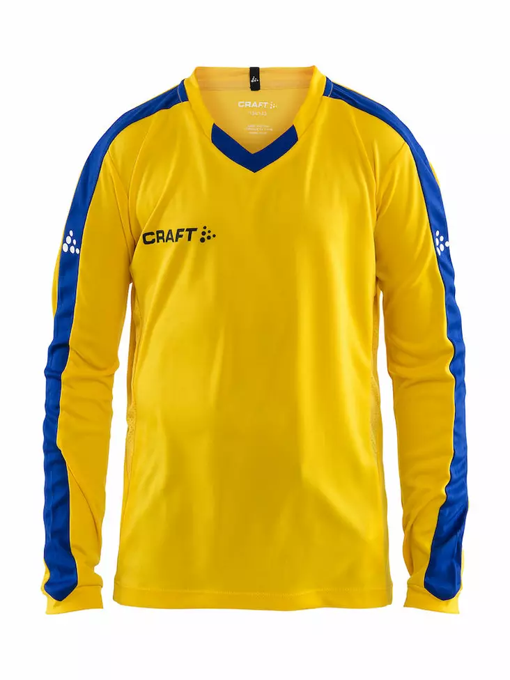 Progress Jersey Contrast LS Jr, Sweden Yellow/Club Cobolt - Craft Vaatteet - 1906889-3552 - 1