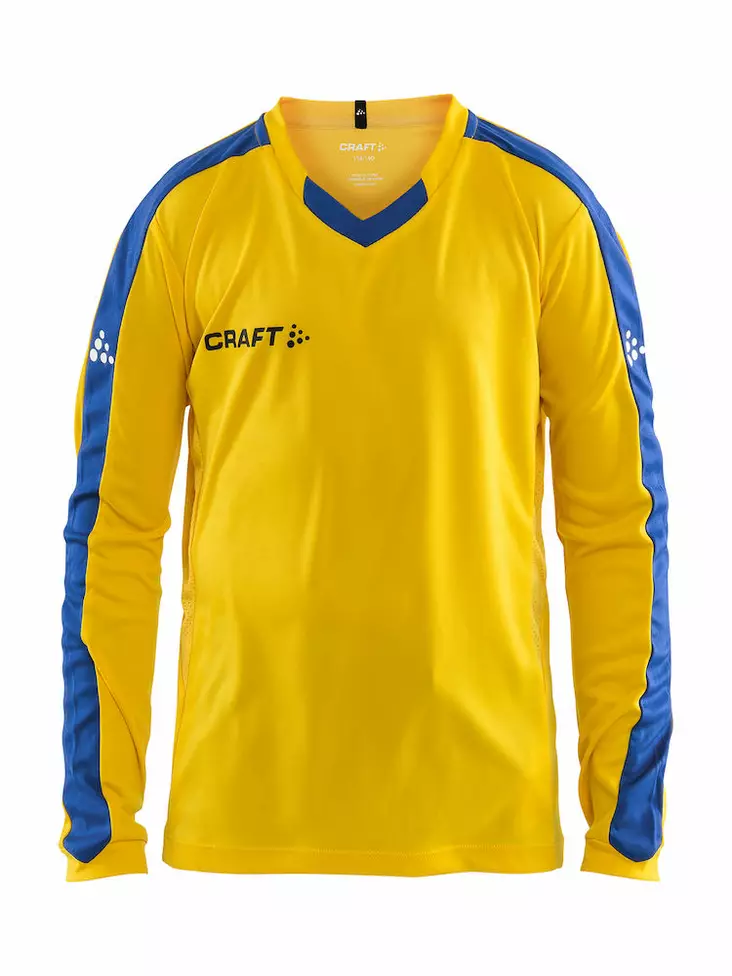 Progress Jersey Contrast LS Jr, Sweden Yellow/Royal Blue - Craft Vaatteet - 1906889-2552 - 1