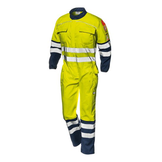 SIR Supertech HV Umpisuoja, Keltainen/T.Sininen - Kaikki Palosuojatut työvaatemerkit - 35232 - 1